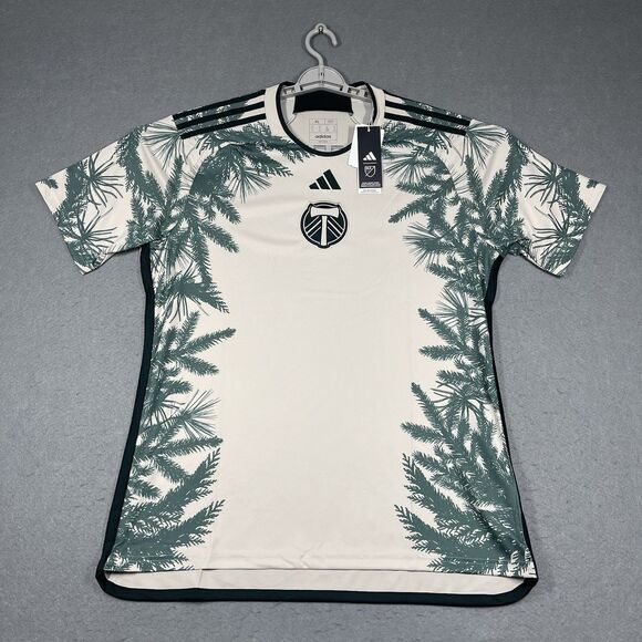 Portland Timbers Jersey Mens XL Ivory adidas 2024 Away Match Kit Sponsorless - Picture 1 of 9